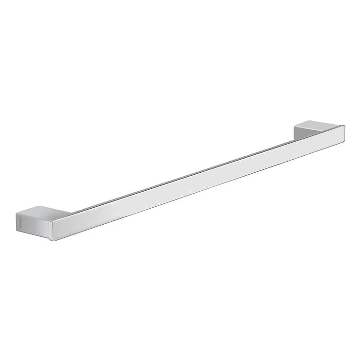 Lounge Square 24 Inch Towel Bar In Polished Chrome - Stellar Hardware and Bath 