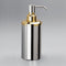 Metal Accessories Contemporary Round Countertop Brass Soap Dispenser - Stellar Hardware and Bath 