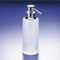 Addition Frozen Rounded Tall Frosted Crystal Glass Soap Dispenser - Stellar Hardware and Bath 