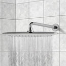 Water Therapy 14" Chrome Rain Shower Head With Arm - Stellar Hardware and Bath 