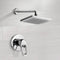 Mario Shower Faucet Set with 8" Rain Shower Head - Stellar Hardware and Bath 