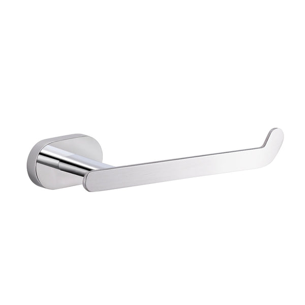 Bernina Modern Polished Chrome Rounded Toilet Paper Holder - Stellar Hardware and Bath 