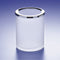Rounded Frosted Crystal Glass Toothbrush Holder - Stellar Hardware and Bath 