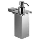 Kansas Wall Mounted Square Polished Chrome Soap Dispenser - Stellar Hardware and Bath 