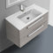 33 Inch Vanity Cabinet With Fitted Sink - Stellar Hardware and Bath 