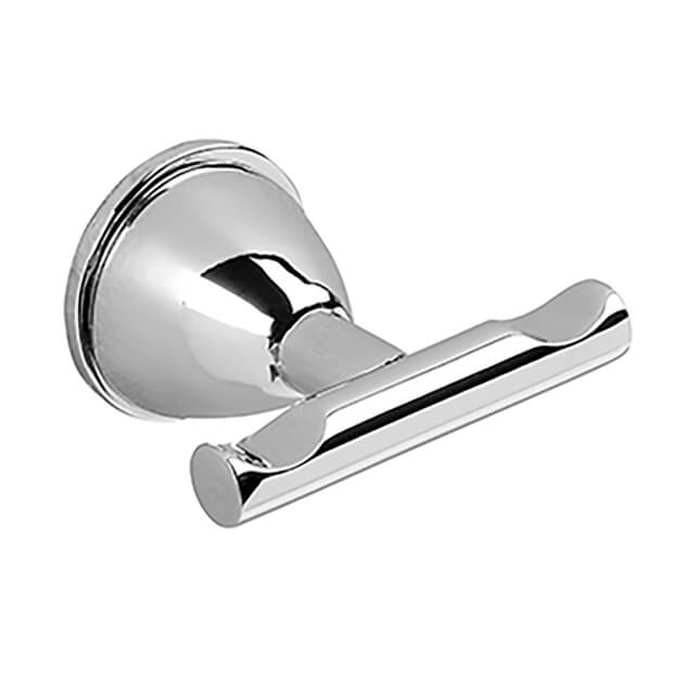 Genziana Chrome Double Hook - Stellar Hardware and Bath 