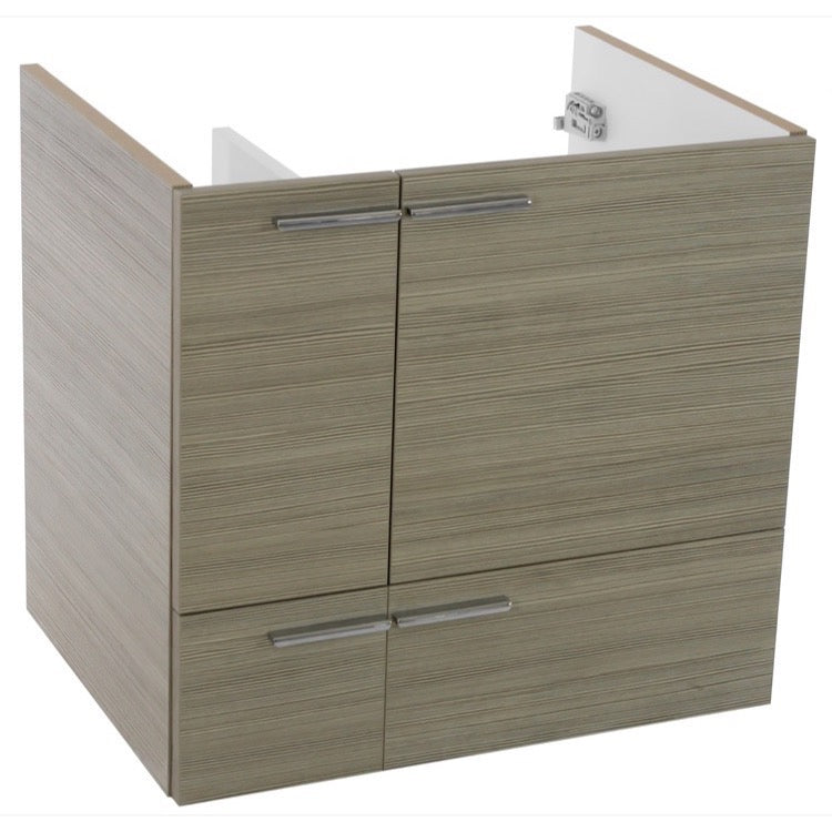 23 Inch Wall Mount Larch Canapa Bathroom Vanity Cabinet - Stellar Hardware and Bath 