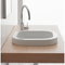 Next Square White Ceramic Drop In Sink - Stellar Hardware and Bath 