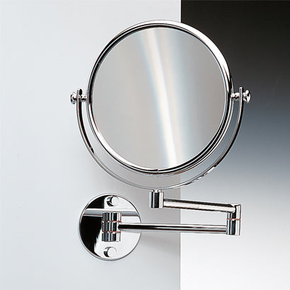 Double Face Mirrors Wall Mounted Double Face Brass 3x, 5x, 5xop, or 7xop Magnifying Mirror - Stellar Hardware and Bath 