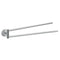 Eros Chrome Swivel Towel Bar With Two Rails - Stellar Hardware and Bath 