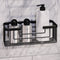 Wire Matte Black Shower Basket - Stellar Hardware and Bath 