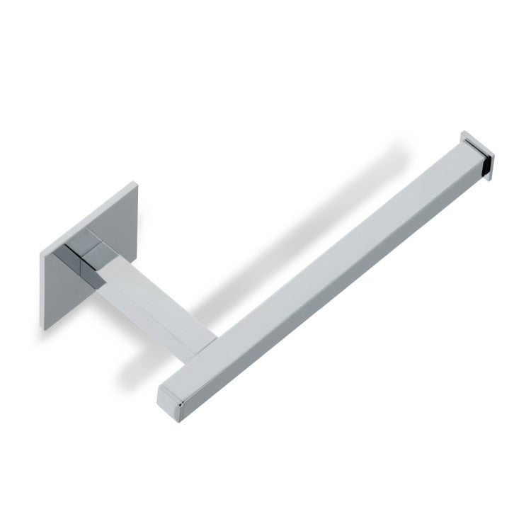 Urania Square Satin Nickel Toilet Paper Holder - Stellar Hardware and Bath 