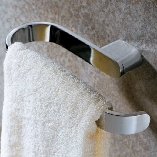 Azzorre Elegant Polished Chrome Towel Ring - Stellar Hardware and Bath 