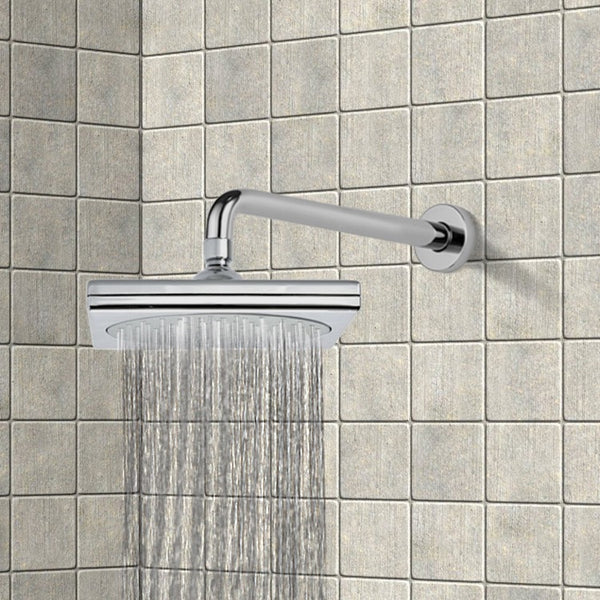 Water Therapy 9" Chrome Rain Shower Head With Arm - Stellar Hardware and Bath 