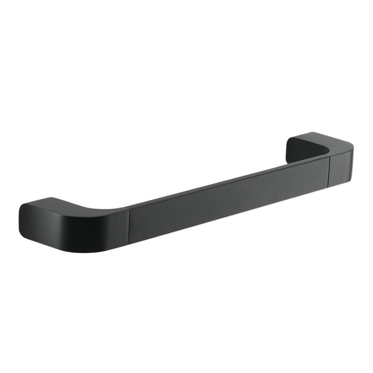 Outline 14 Inch Matte Black Towel or Grab Bar - Stellar Hardware and Bath 