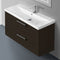 38 Inch Wenge Wall Mounted Vanity with Fitted Sink - Stellar Hardware and Bath 