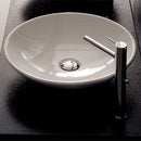 Cup Round White Ceramic Vessel Sink - Stellar Hardware and Bath 