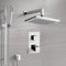 Rendino Thermostatic Shower System with 9.5" Rain Shower Head and Hand Shower - Stellar Hardware and Bath 