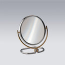 Stand Mirrors Brass Double Face 3x, 5x, 5xop, or 7xop Magnifying Mirror - Stellar Hardware and Bath 