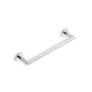 Fluyd Round 13 Inch Chrome Towel Bar - Stellar Hardware and Bath 