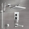 Estate Tub and Shower System with 9.5" Rain Shower Head and Hand Shower - Stellar Hardware and Bath 