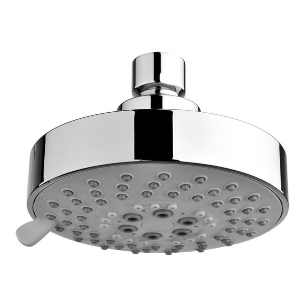 Superinox 4" Chrome Shower Head With Five Functions - Stellar Hardware and Bath 