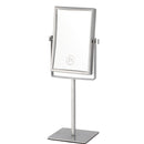 Glimmer Double Face Rectangular 3x Makeup Mirror - Stellar Hardware and Bath 