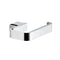 Lounge Square Matte Black Toilet Roll Holder - Stellar Hardware and Bath 