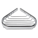 Basket Collection Chrome Wire Corner Shower Soap Holder - Stellar Hardware and Bath 