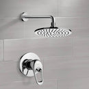 Mario Shower Faucet Set with 8" Rain Shower Head - Stellar Hardware and Bath 