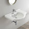 Nil Rectangular White Ceramic Wall Mounted or Drop In Sink - Stellar Hardware and Bath 