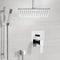 Autunno Shower System with Ceiling 12" Rain Shower Head and Hand Shower - Stellar Hardware and Bath 