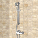 Rendino Chrome Slidebar Shower Set With Multi Function Hand Shower - Stellar Hardware and Bath 