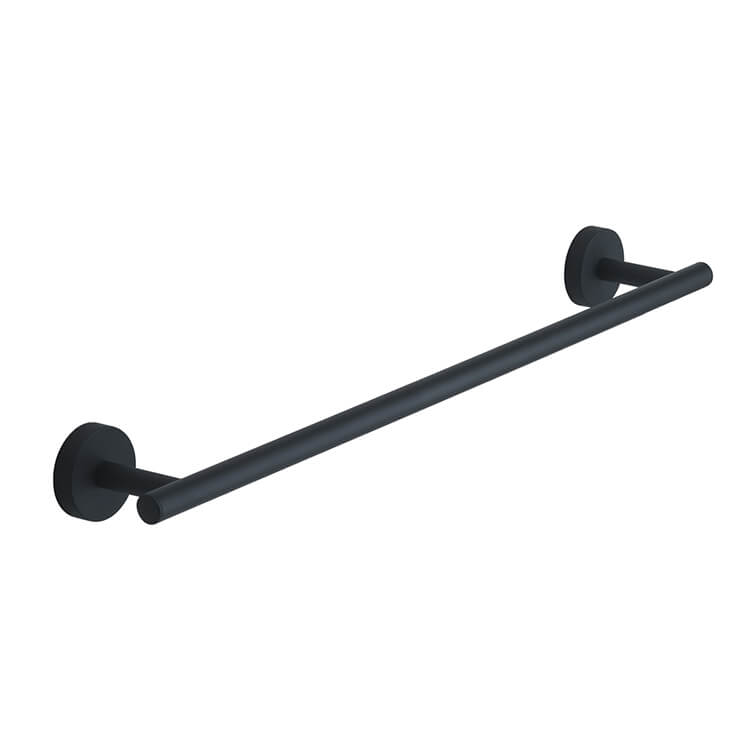 Eros 18 Inch Matte Black Towel Bar - Stellar Hardware and Bath 