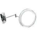 Fluorescent Mirrors Wall Mounted Brass Round Lighted 3x or 5x Magnifying Mirror - Stellar Hardware and Bath 