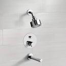 Peleo Chrome Thermostatic Tub and Shower Faucet Sets with Multi Function Shower Head - Stellar Hardware and Bath 