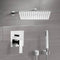 Primavera Shower System with 12" Rain Shower Head and Hand Shower - Stellar Hardware and Bath 