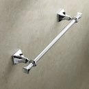 Nemox Collection Contemporary 24 Inch Chrome Towel Bar - Stellar Hardware and Bath 