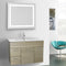 33 Inch Larch Canapa Bathroom Vanity Set, Wall Mounted, Lighted Mirror Included - Stellar Hardware and Bath 
