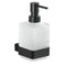 Lounge Wall Mounted Frosted Glass Soap Dispenser - Stellar Hardware and Bath 