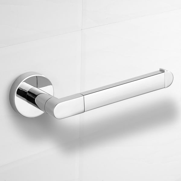 General Hotel Modern Polished Chrome Toilet Paper Holder - Stellar Hardware and Bath 