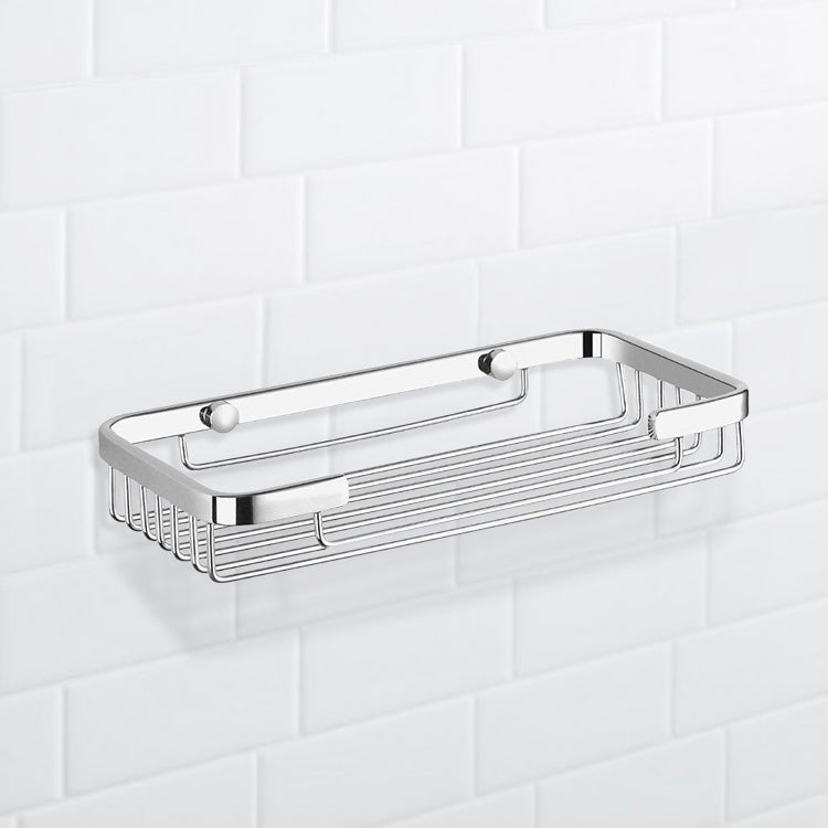 General Hotel Chrome Wire Shower Basket - Stellar Hardware and Bath 