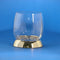 Rounded Clear Crystal Glass Tumbler - Stellar Hardware and Bath 