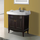 31 Inch Floor Standing Calvados Vanity Cabinet With Fitted Sink - Stellar Hardware and Bath 