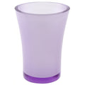 Round Toothbrush Holder Made From Thermoplastic Resins in Purple Finish - Stellar Hardware and Bath 