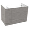 31 Inch Wall Mount Grey Walnut Bathroom Vanity Cabinet - Stellar Hardware and Bath 