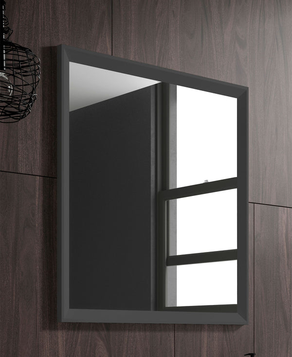 Lucena Bath 24" grey décor mirror - Stellar Hardware and Bath 