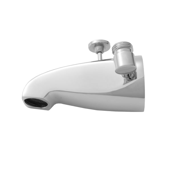 Brass Diverter Tub Spout with Side Handshower Outlet - Stellar Hardware and Bath 
