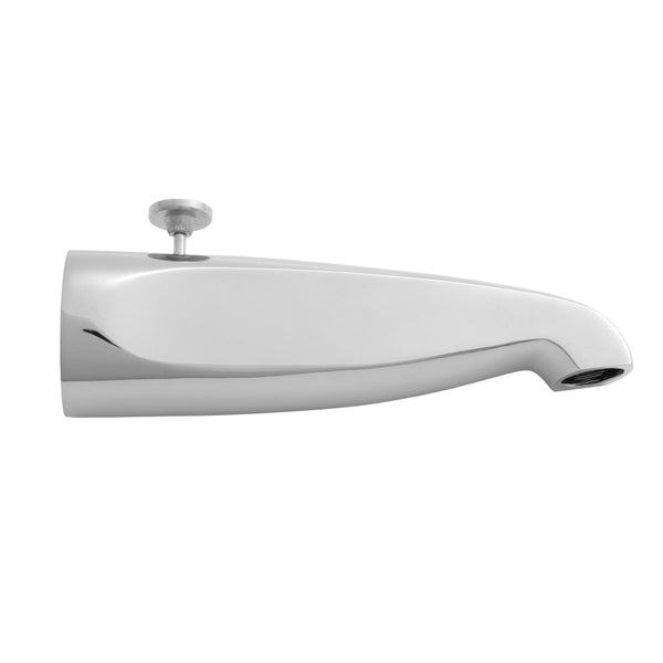 8 1/2" Reach Brass Diverter Tub Spout - Stellar Hardware and Bath 