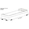 Cool Lines 470230 
Stainless Steel 20" Toiletry Shelf - Stellar Hardware and Bath 